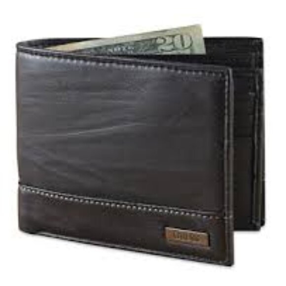 GUESS Men's Leather Bifold Wallet - Picture 1 of 3